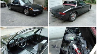 For $3,295, This Porsche is Hot, Black, Maroon and Chrome